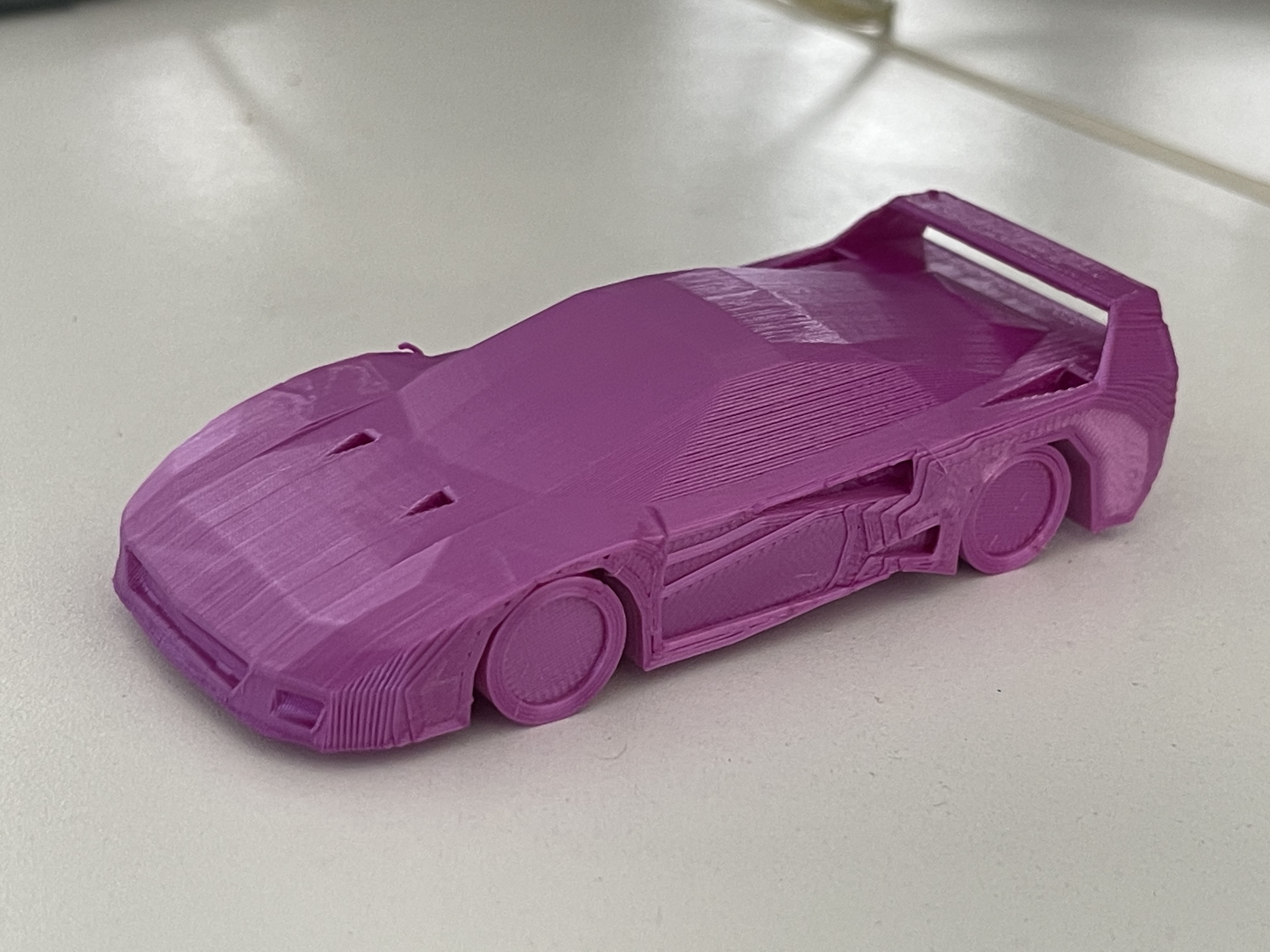 Low-Poly Ferrari F40 (Print-in-Place)