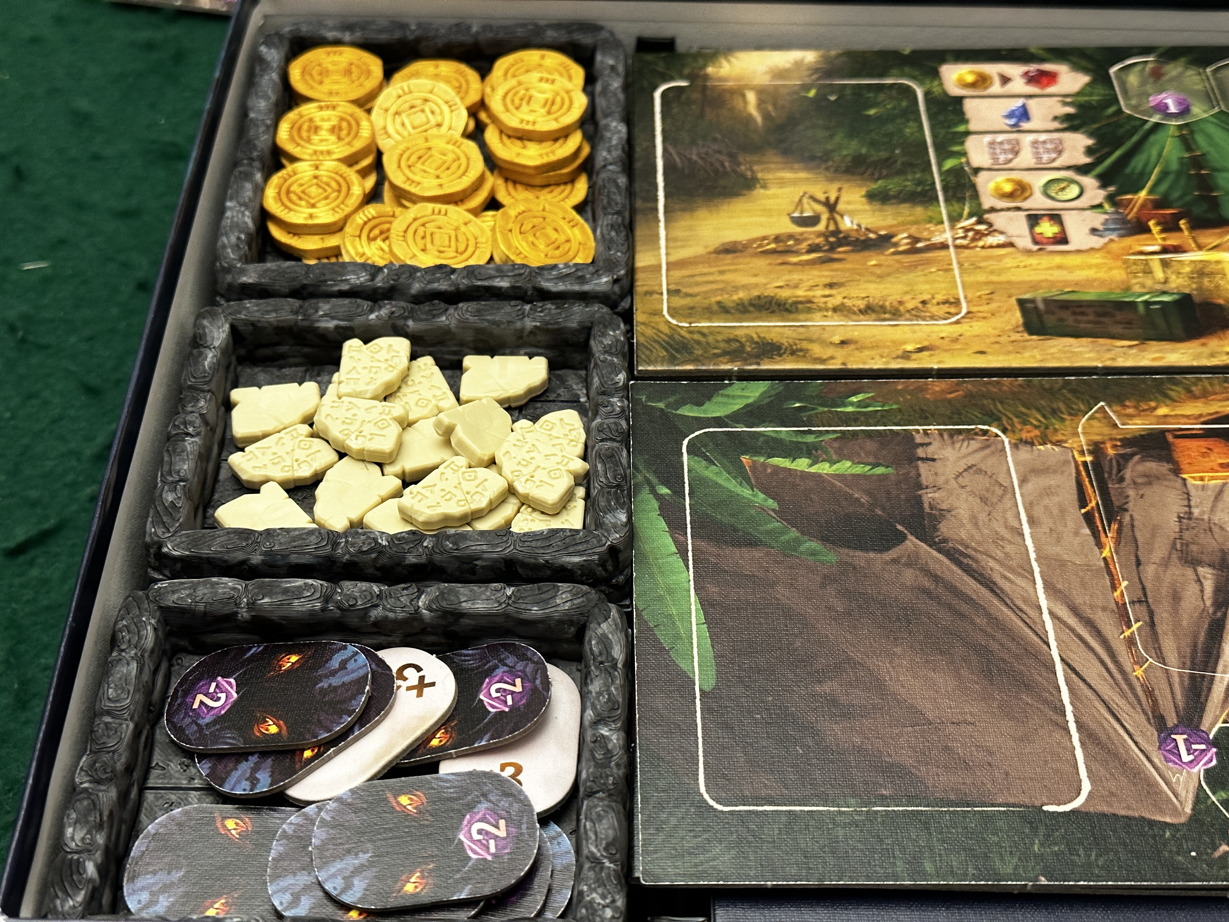 Resource Trays for Lost Ruins of Arnak Organizer