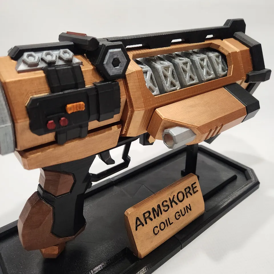 Armskore Coil Gun from Deep Rock Galactic by MrRogers, Download free STL  model
