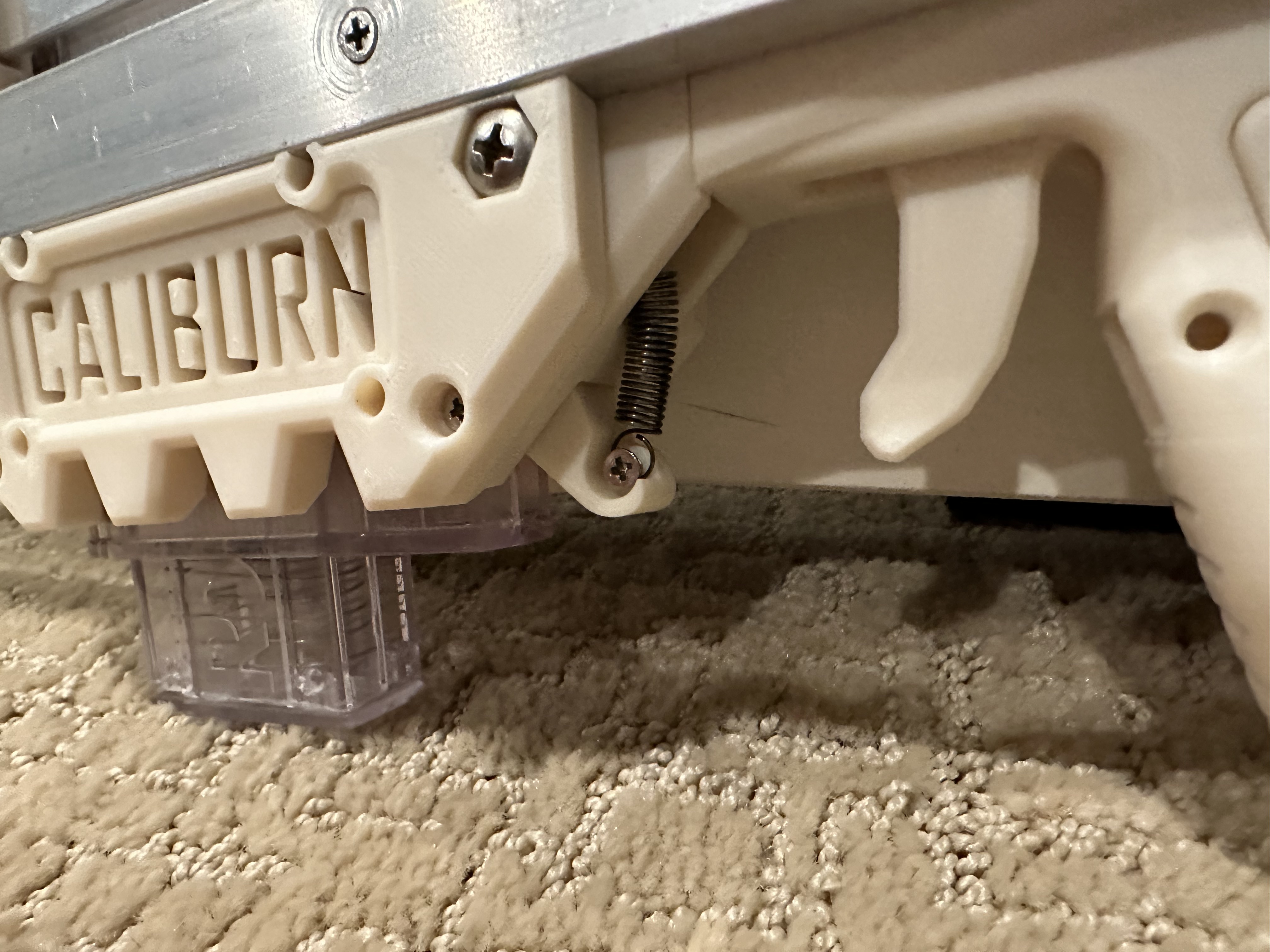 Short Wide Mag Release for Passive Magwell Caliburn
