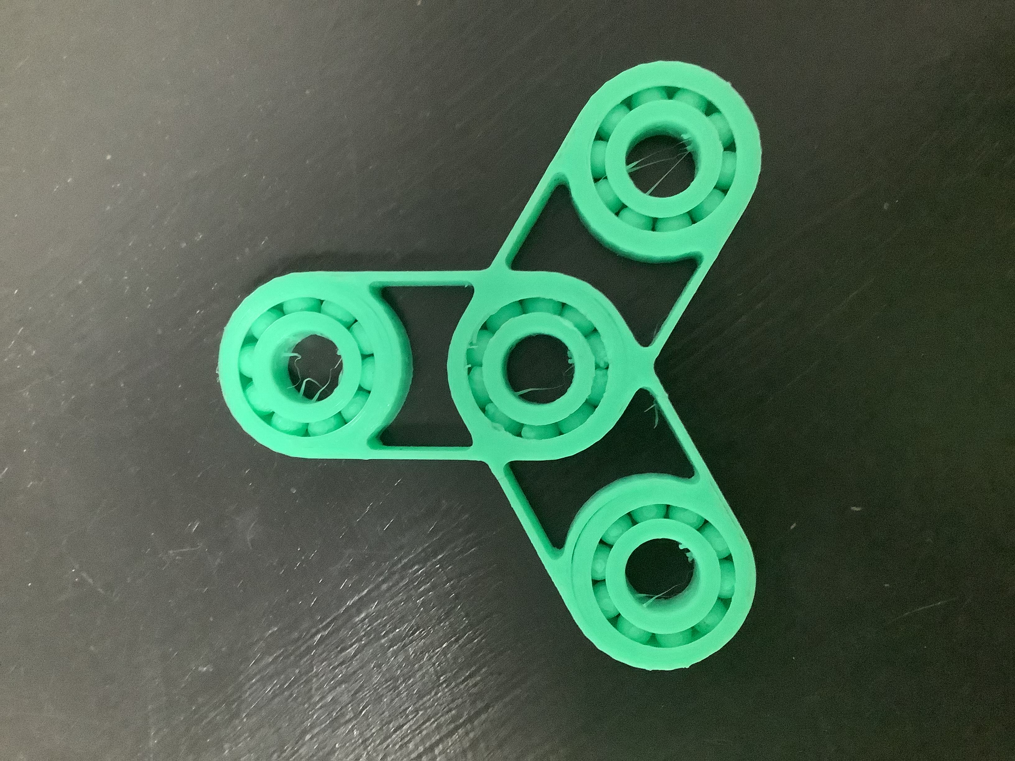 Print-In-Place Fidget Spinner with Ball Bearings