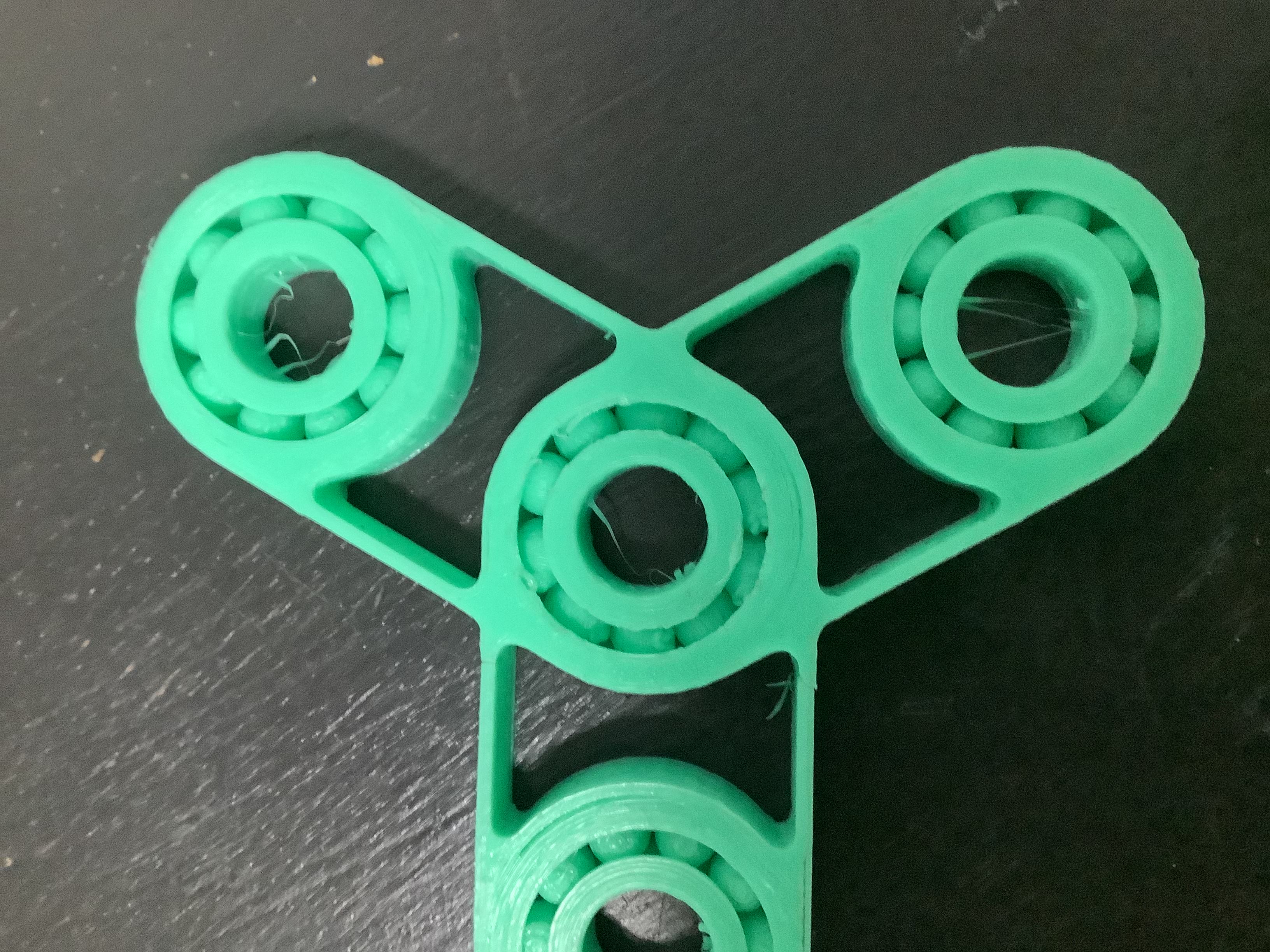 3d printed fidget hot sale spinner no bearings