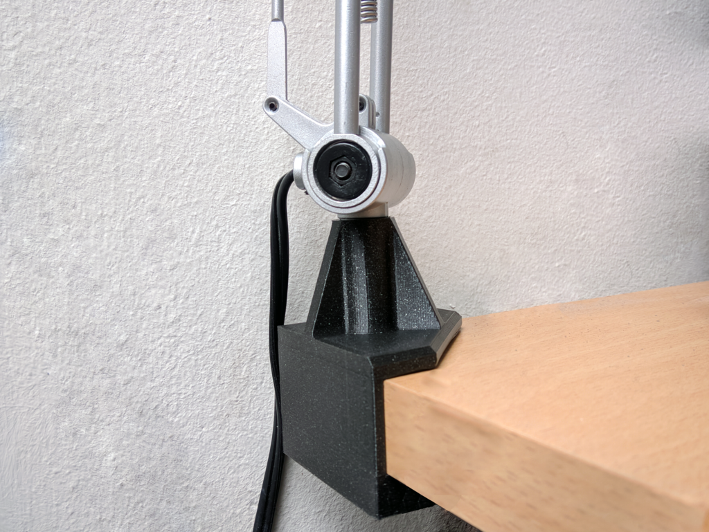 Lamp Corner Mounting Desk Bracket
