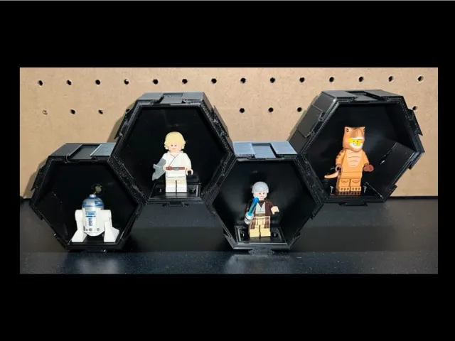 Lego Mini Figure Display by CMoriarty | Download free STL model ...