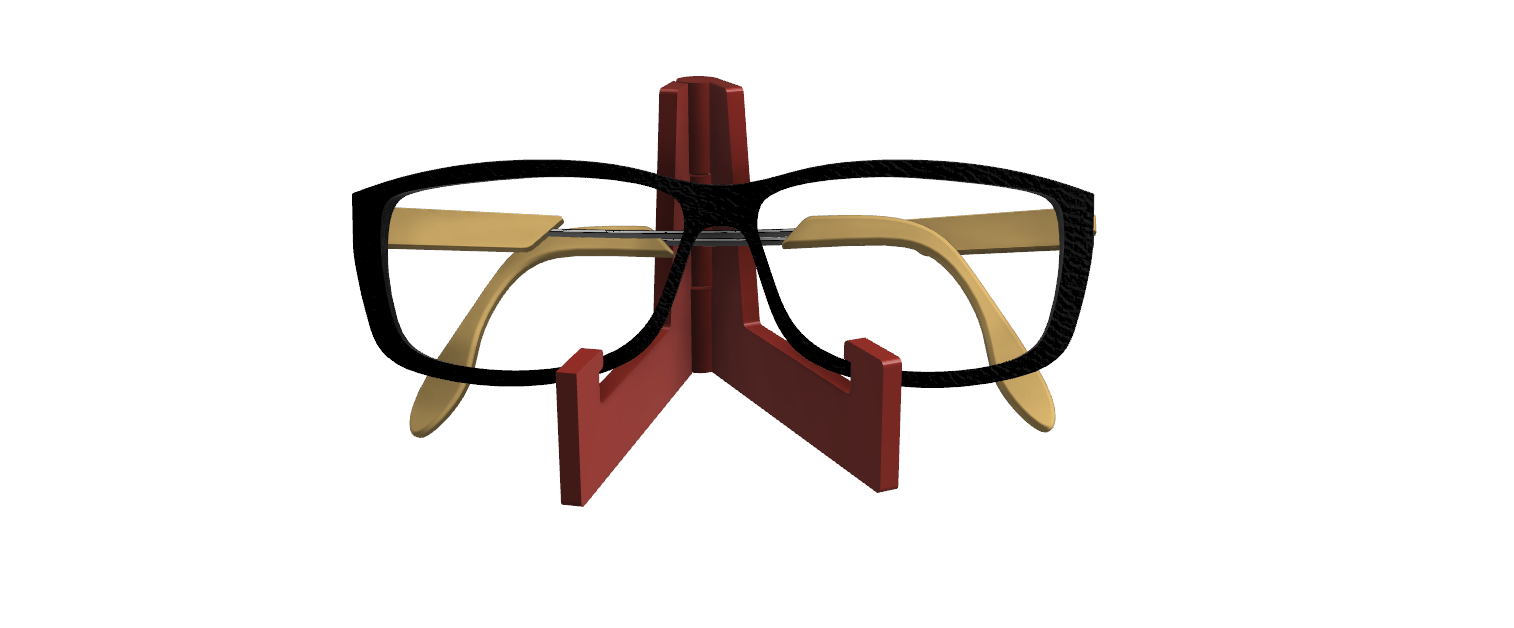 THE COMPACT, CARRYANYWHERE FOLDABLE GLASSES HOLDER by Dhruv Goyal