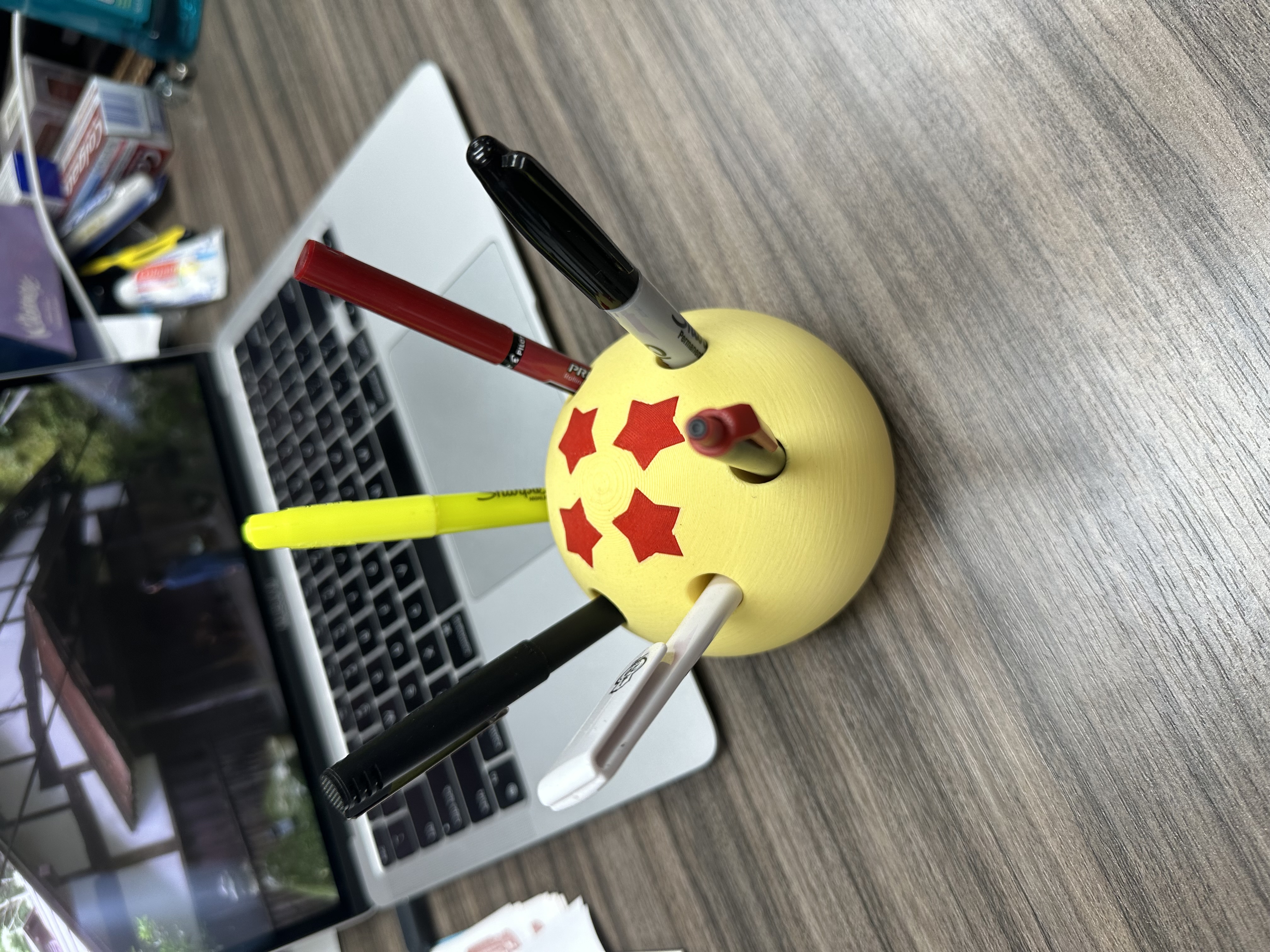 Dragon ball pen holder