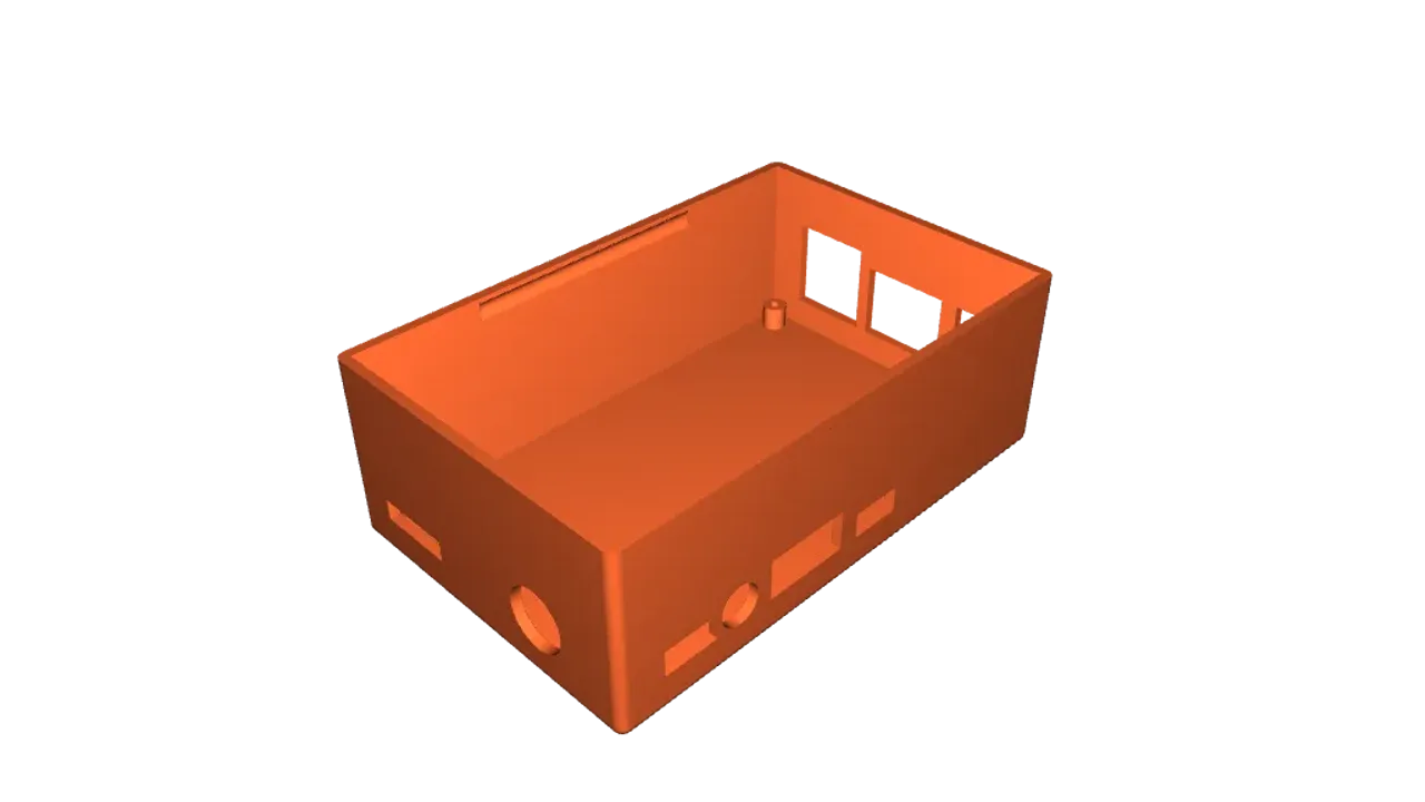OBJ file Orange Pi 5 Enclosure 🍊・3D print design to download・Cults