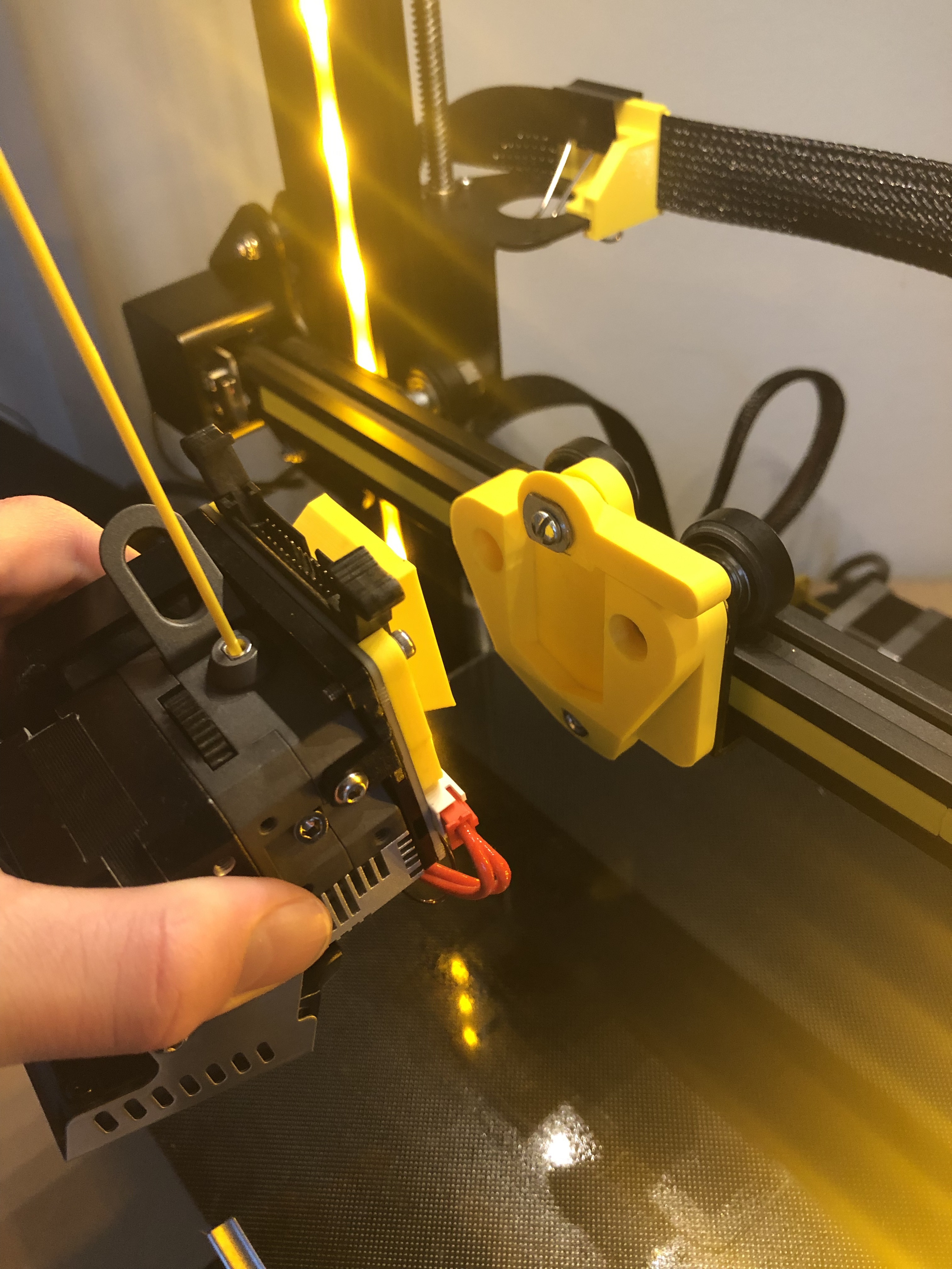 Ender 3 V2 Tool Change System for Sprite Extruder