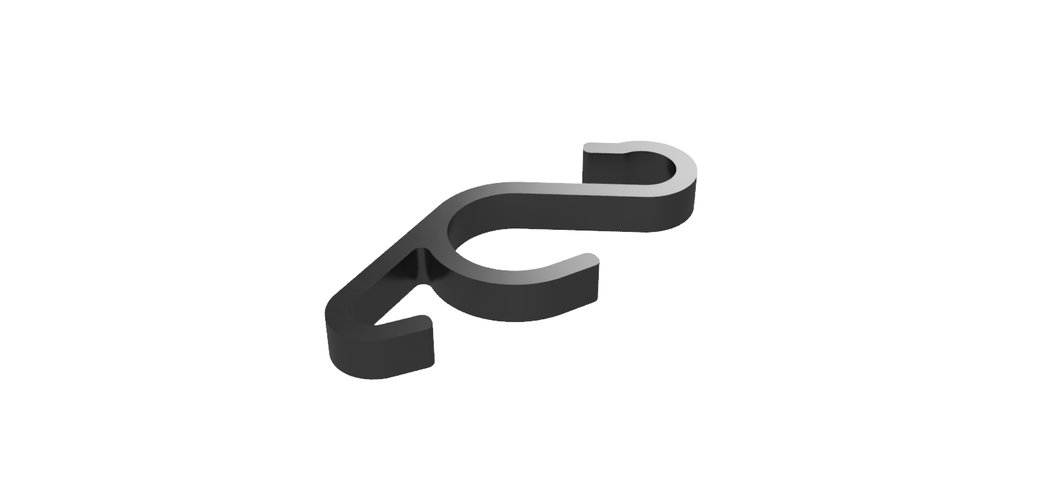 Doppelhaken für Garderobe / Wardrobe hook