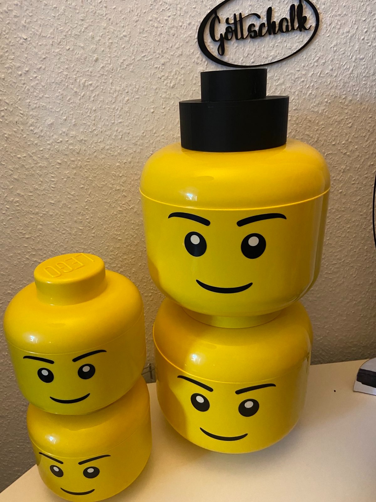LEGO Head Storage Box Adapter (old version) by g0ttschalk Download