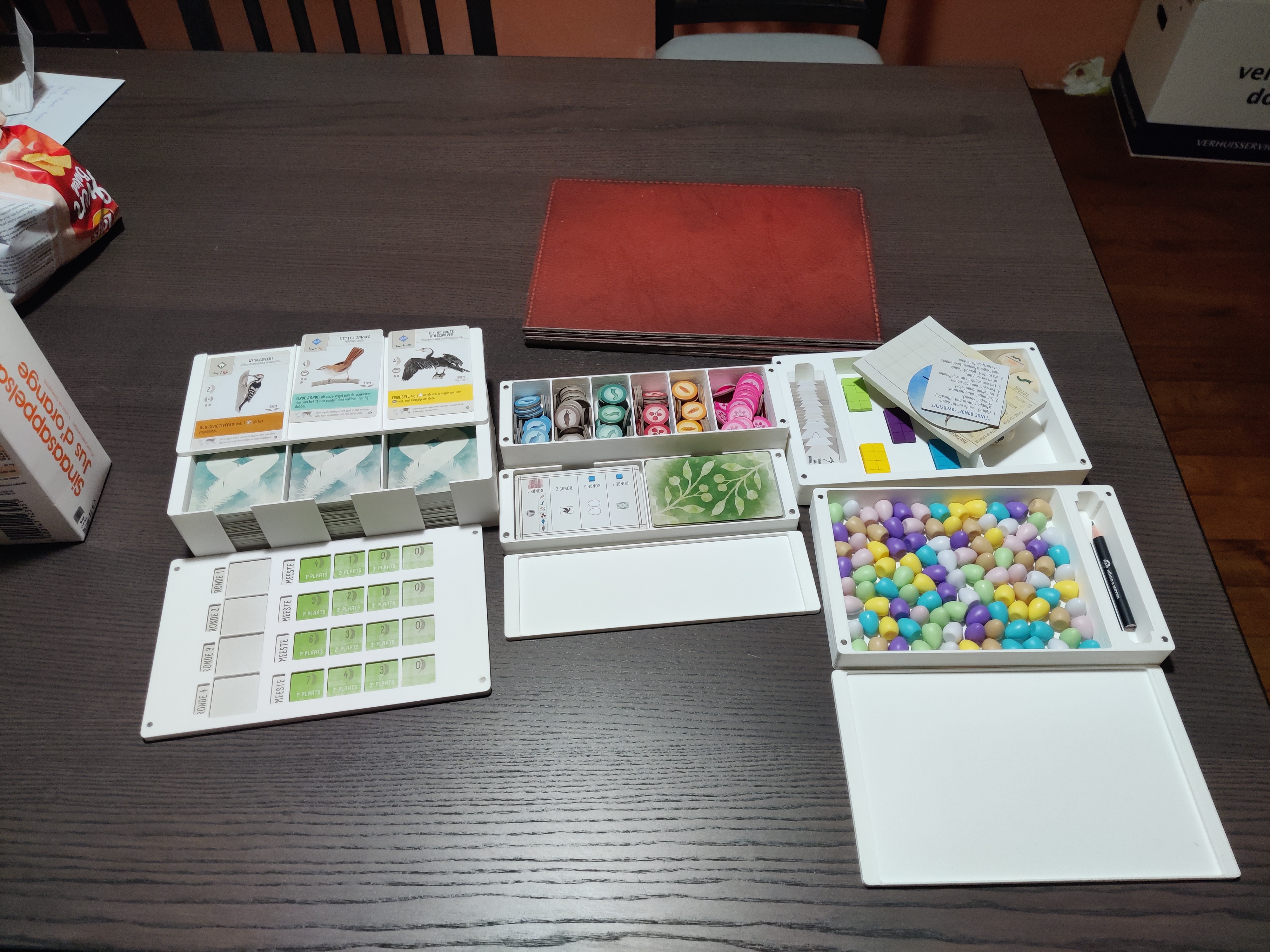 Wingspan storage and game solution