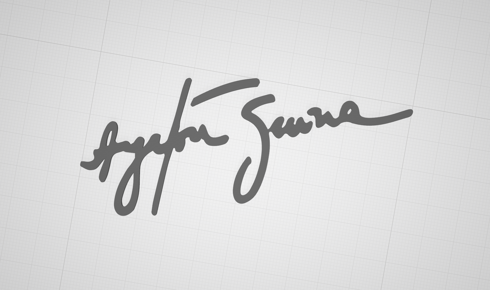 Ayrton Senna signature
