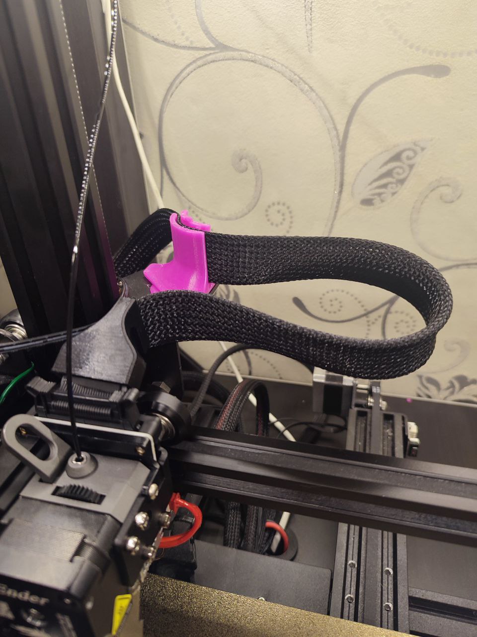 Ender 3 flat cable holder (for Sprite head kit)