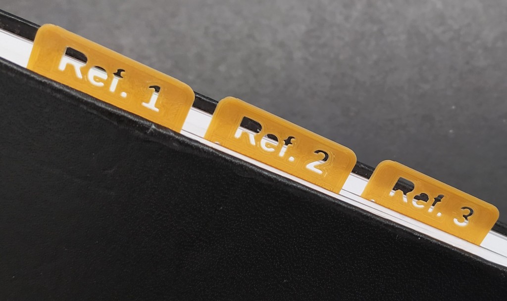 Miniatura 3 do modelo 3D Customizable bookmark