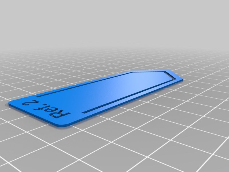 Miniatura 7 do modelo 3D Customizable bookmark