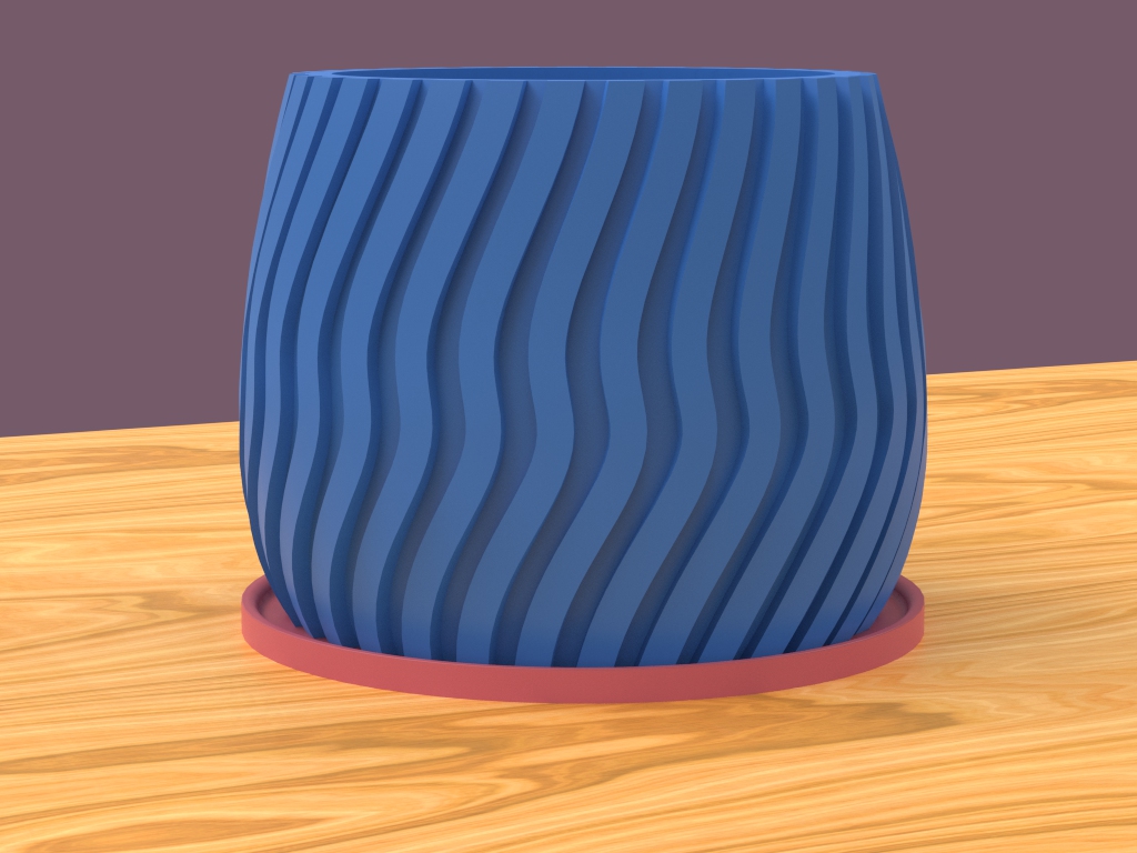 Miniatura 4 do modelo 3D Modern Vase 1