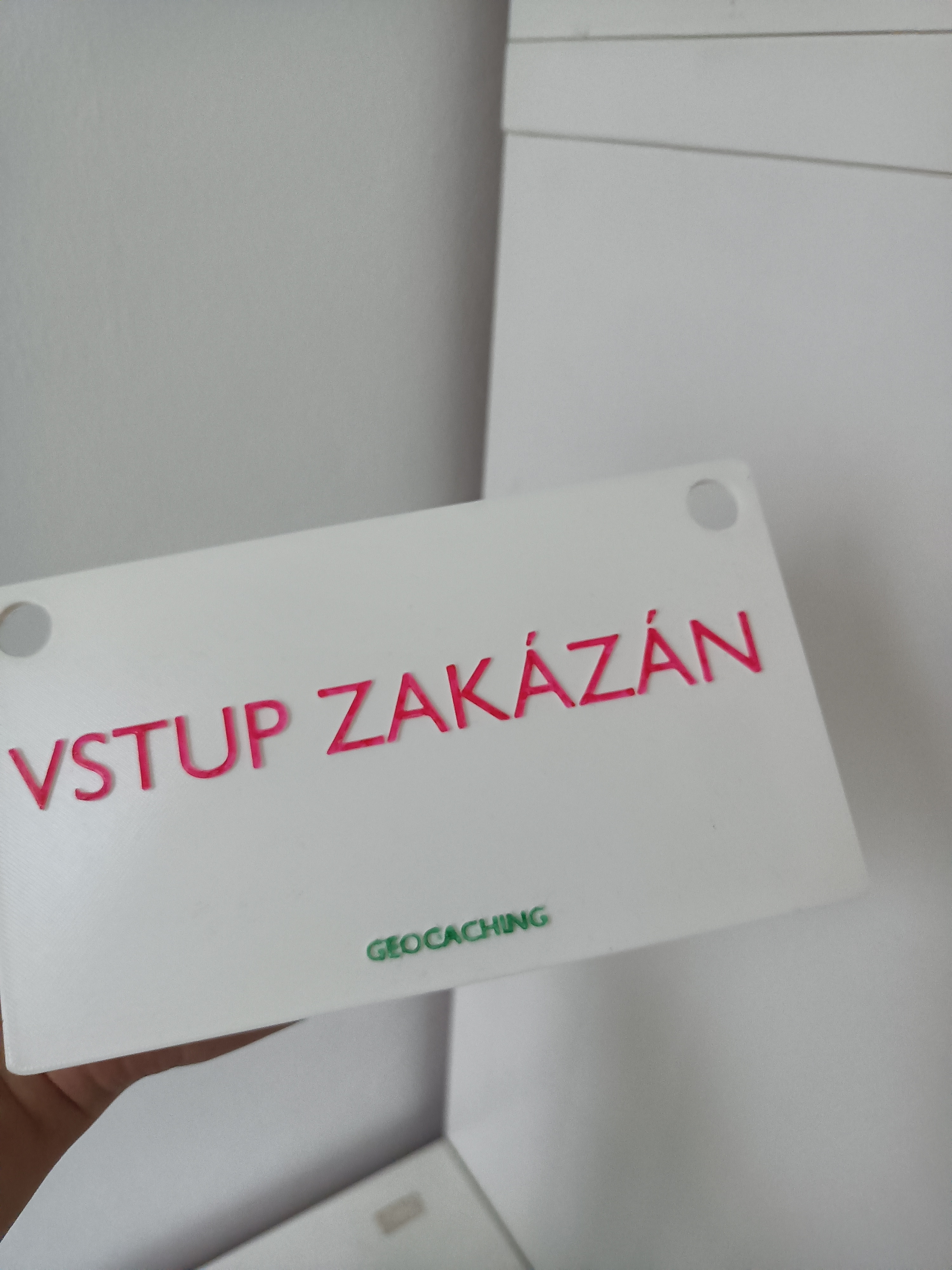 Keška VSTUP ZAKÁZÁN - Geocache
