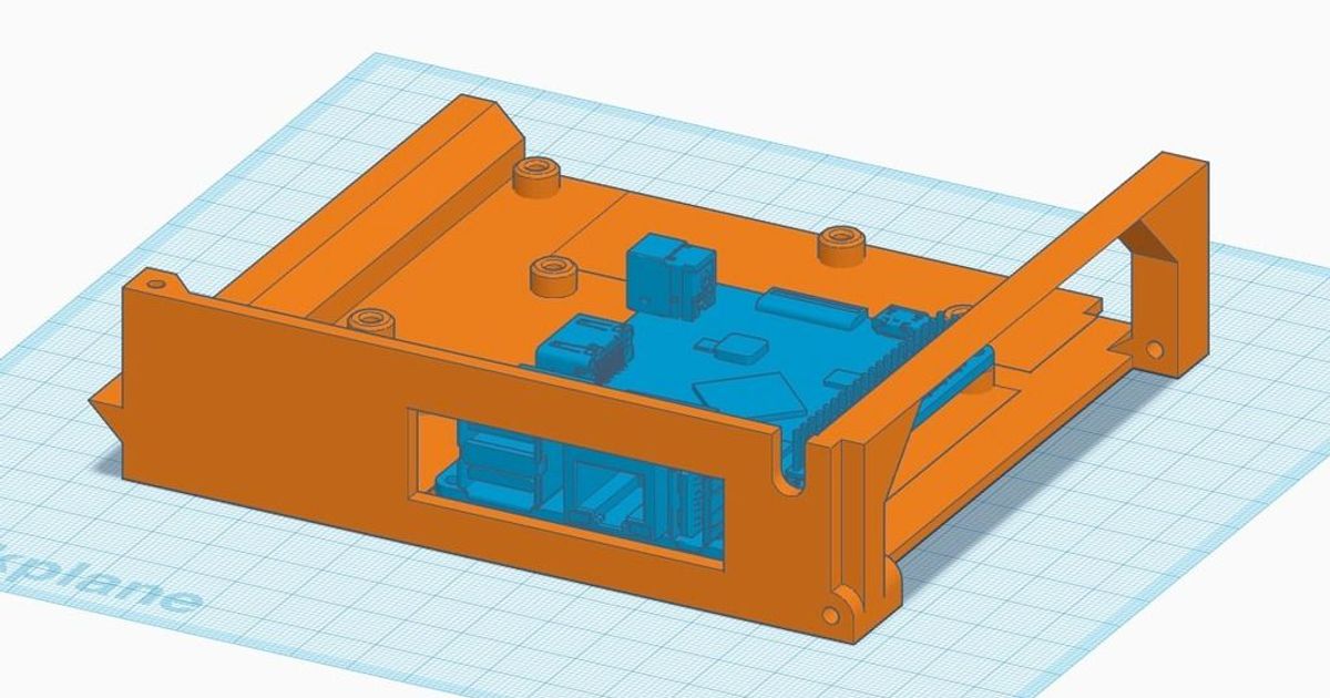 Ender 3 All in one, Orange PI PC case by Toby | Download free STL model ...