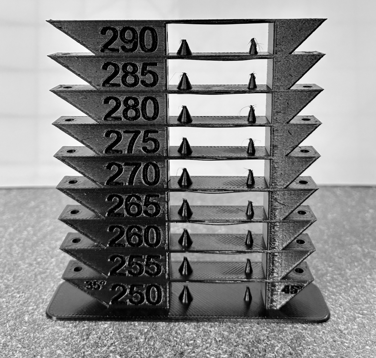 Temperature Tower 250-290C