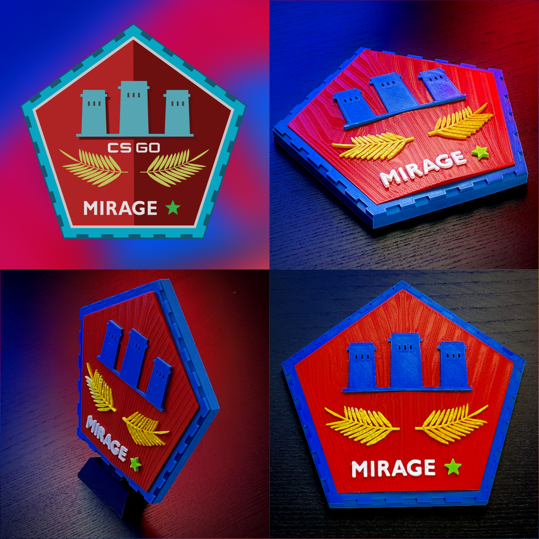 CS2 Mirage Map Logo