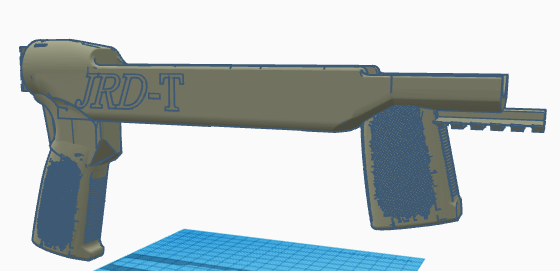 Ruger 10/22 stock with rail and foregrip