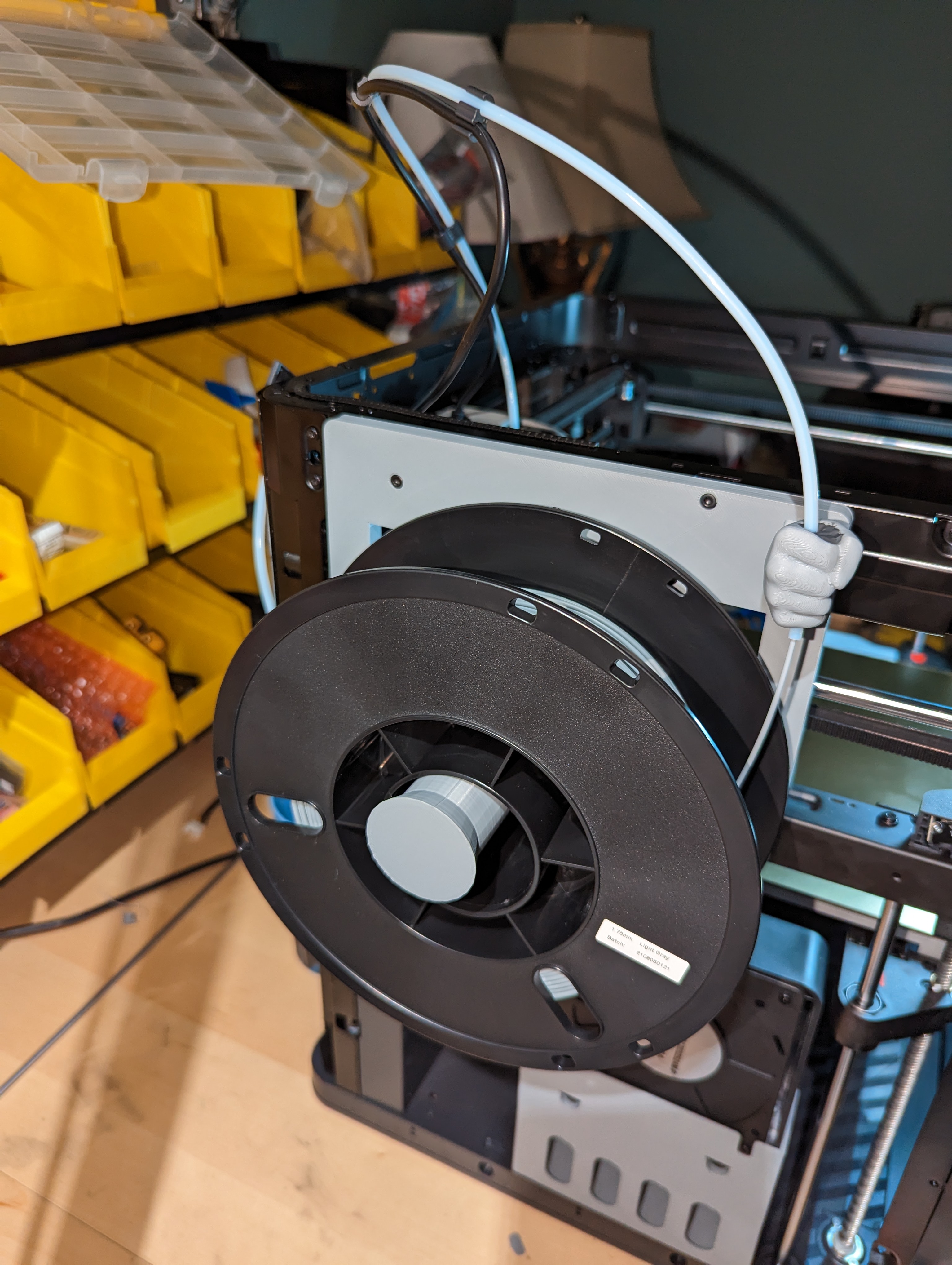 Bambu Lab P1P spool side mount