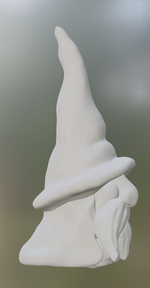 Miniatura 2 do modelo 3D Wizard gnome