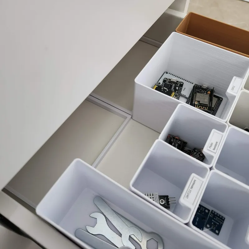 Drawer Dividers not only for IKEA Alex Drawer Units by Estep, Download  free STL model