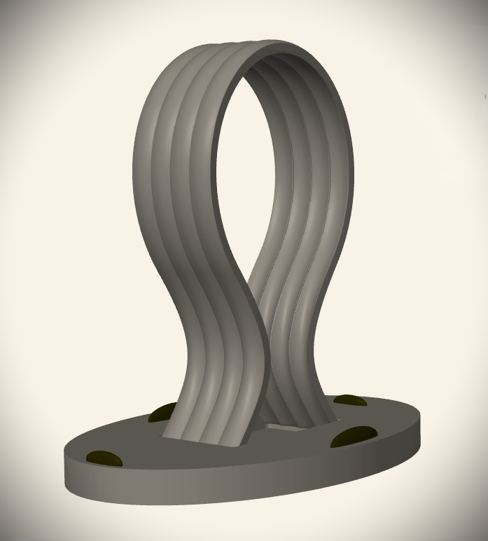 Wave Headphone Holder with Phone Slots image 2