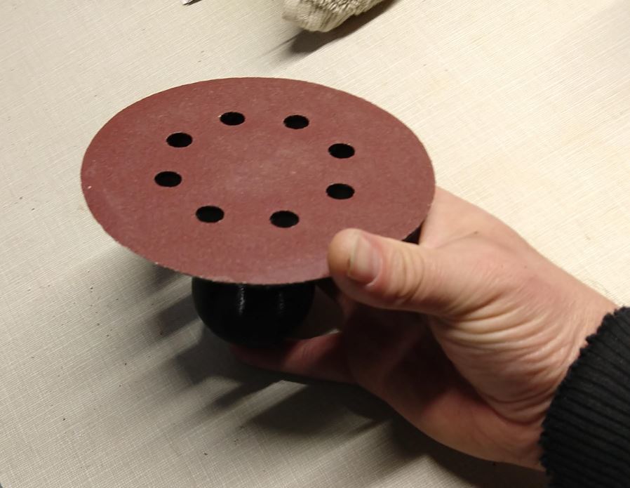 Orbital Sander Pad Handle by Makerneer Download free STL model