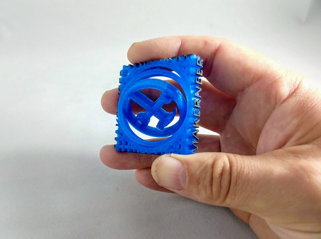 Hammer and Wrench Gimbal Keychain