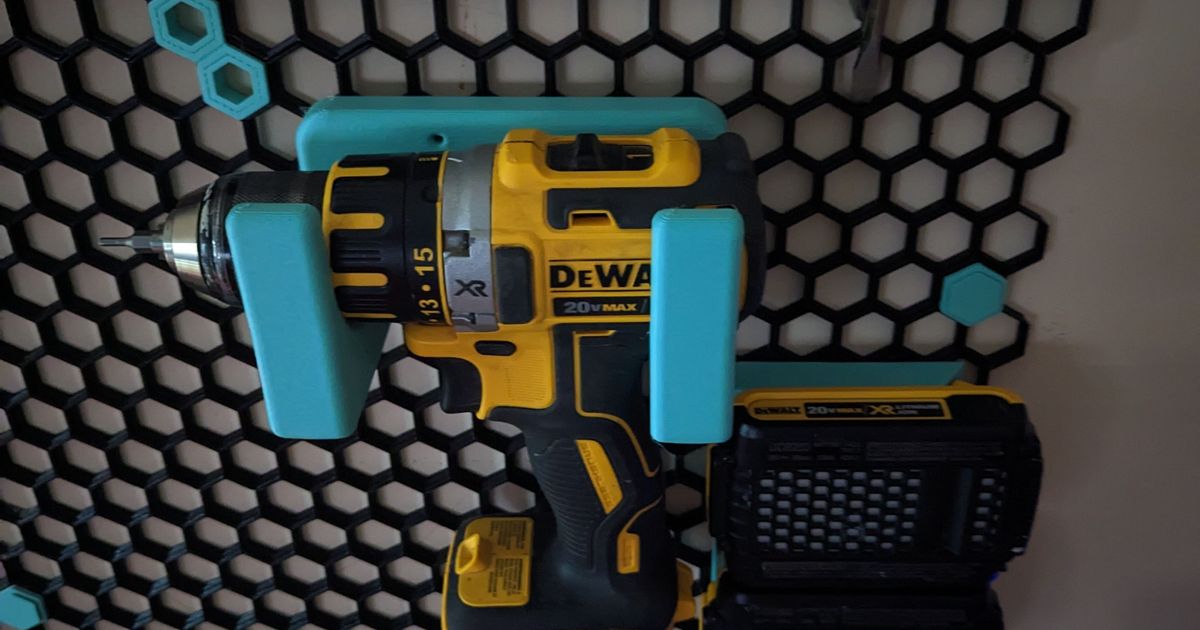 Dewalt Drill Holder by Padrick77 Download free STL model