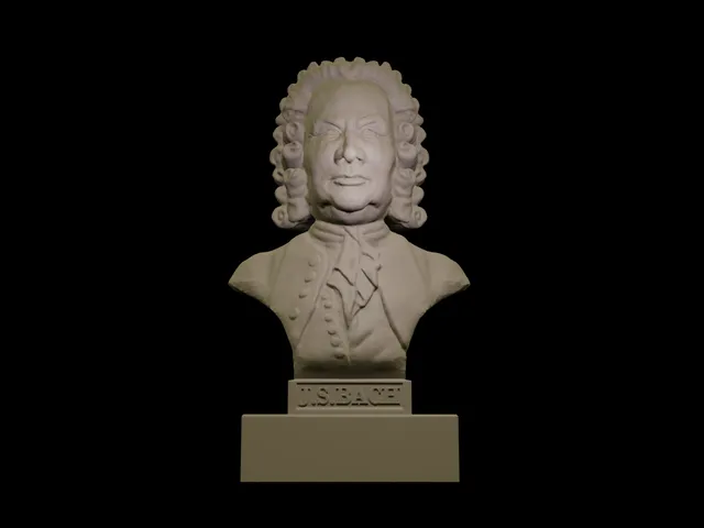 J.S. Bach bust