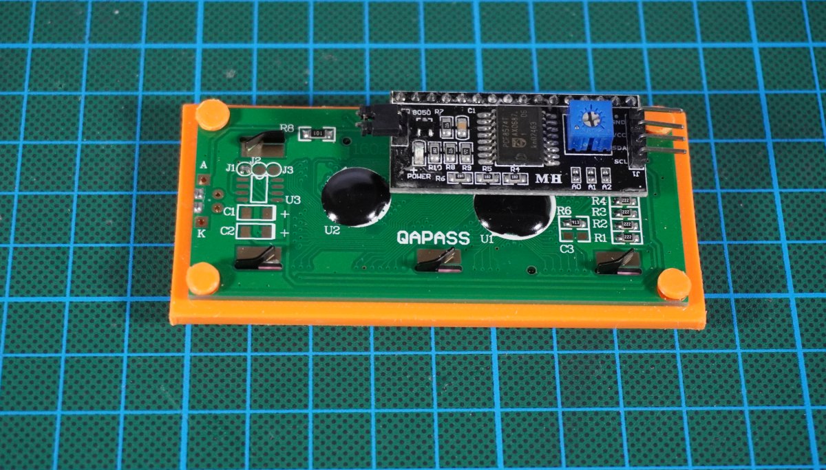 16x2 lcd case mounting frame by werner_rh | Download free STL model ...