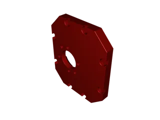 Low gear ratio belted gearbox for 3D Sets Rancher RC by Knur