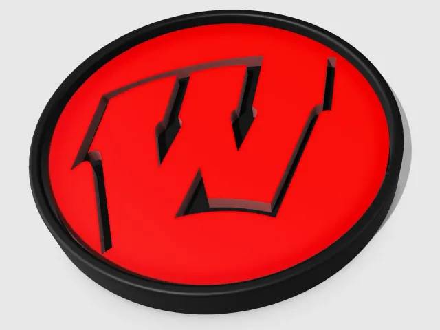 Wisconsin Badgers Coaster