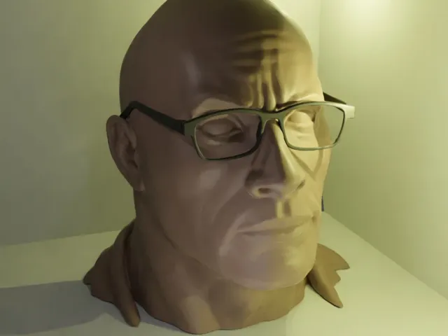 Dr Smolder - Glasses Holder (or just Dwayne Johnsons / the Rock head as sculpture)