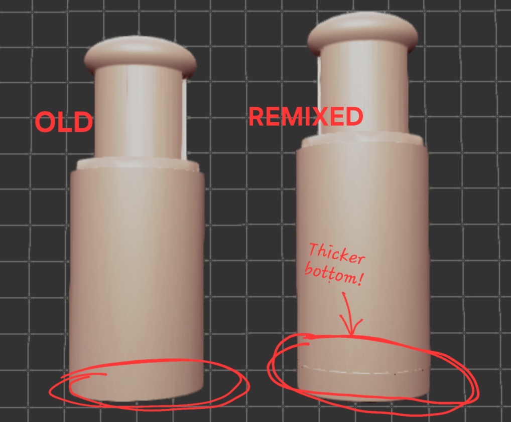 Fixed Print in Place Fidget Button