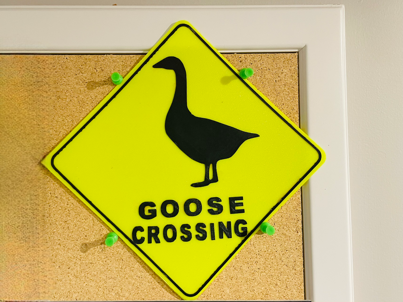 Goose Crossing – Funny Sign