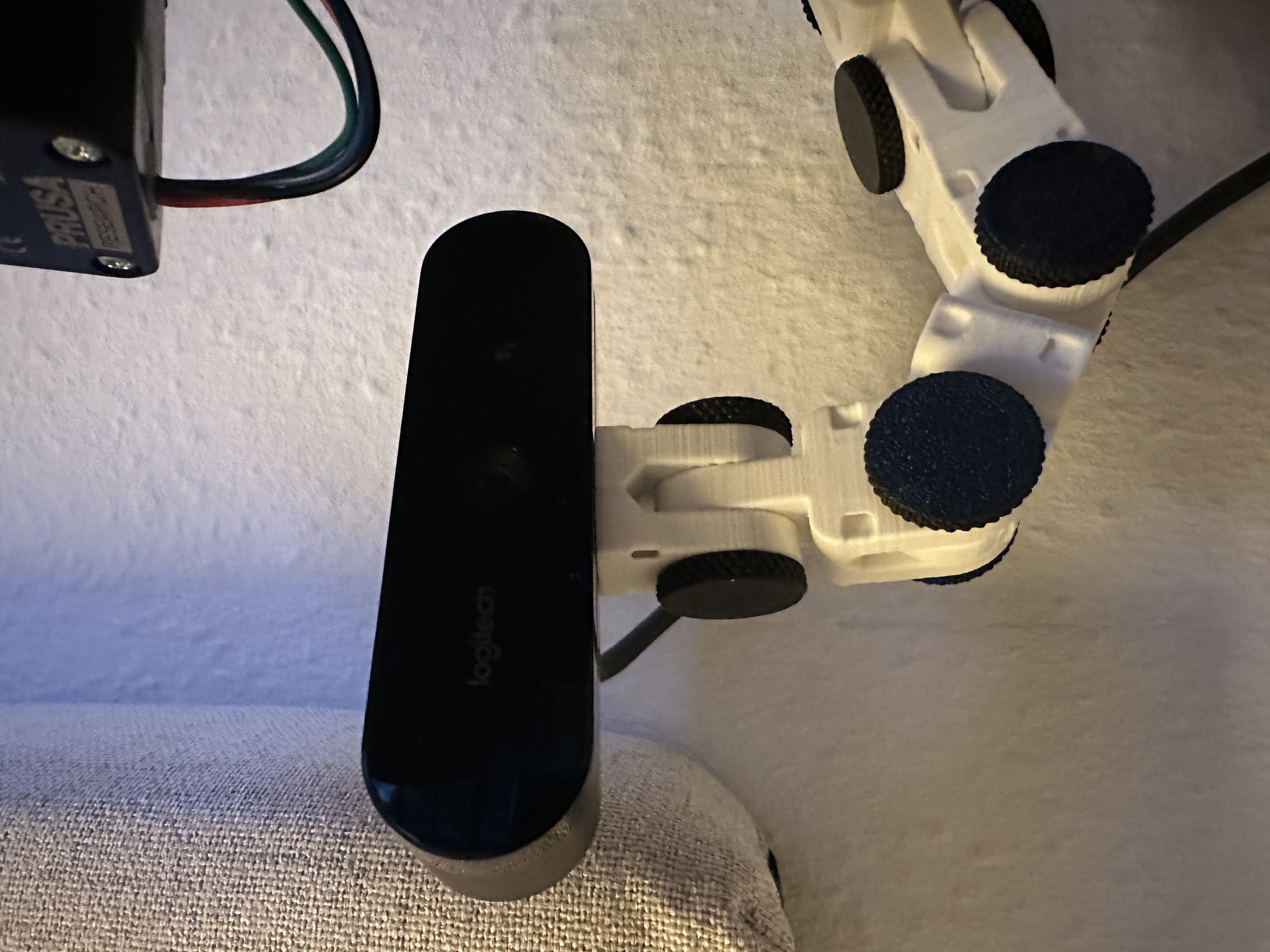 Logi Brio Mount for Articulating Camera Mount Prusa MK3 and MK2