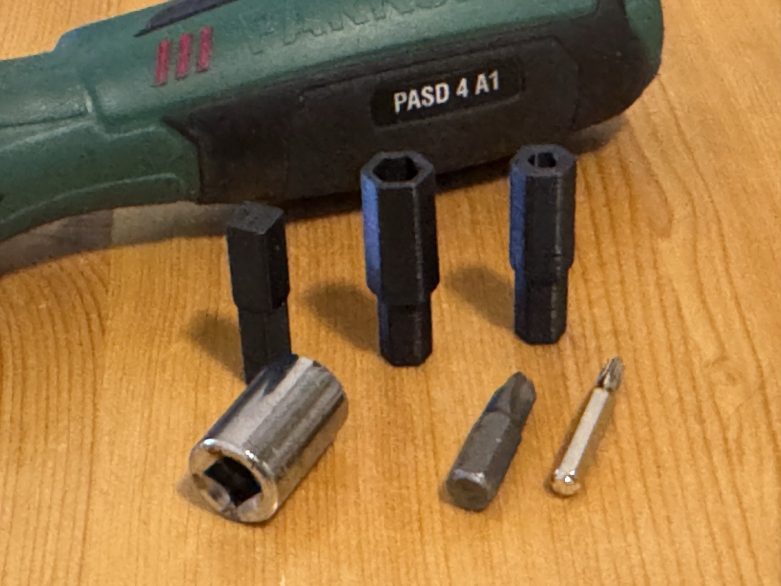 Bit adapters for Parkside electric screwdriver PASD 4 A1