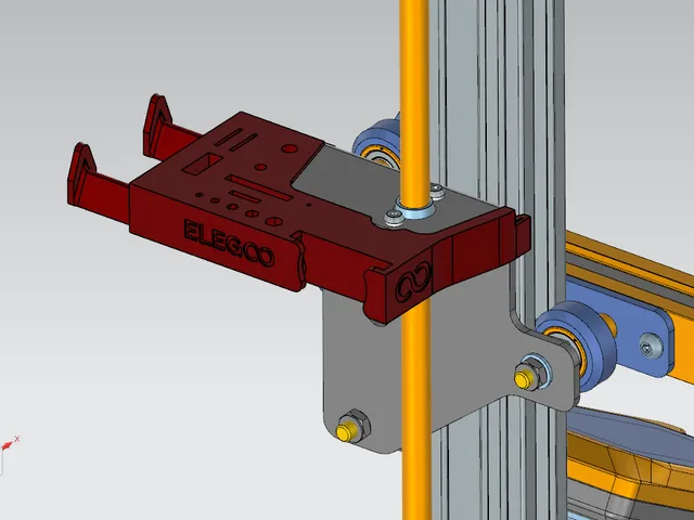 Tool Holder v3 for Elegoo Neptune 3 Pro w/ Cable Chain Mod