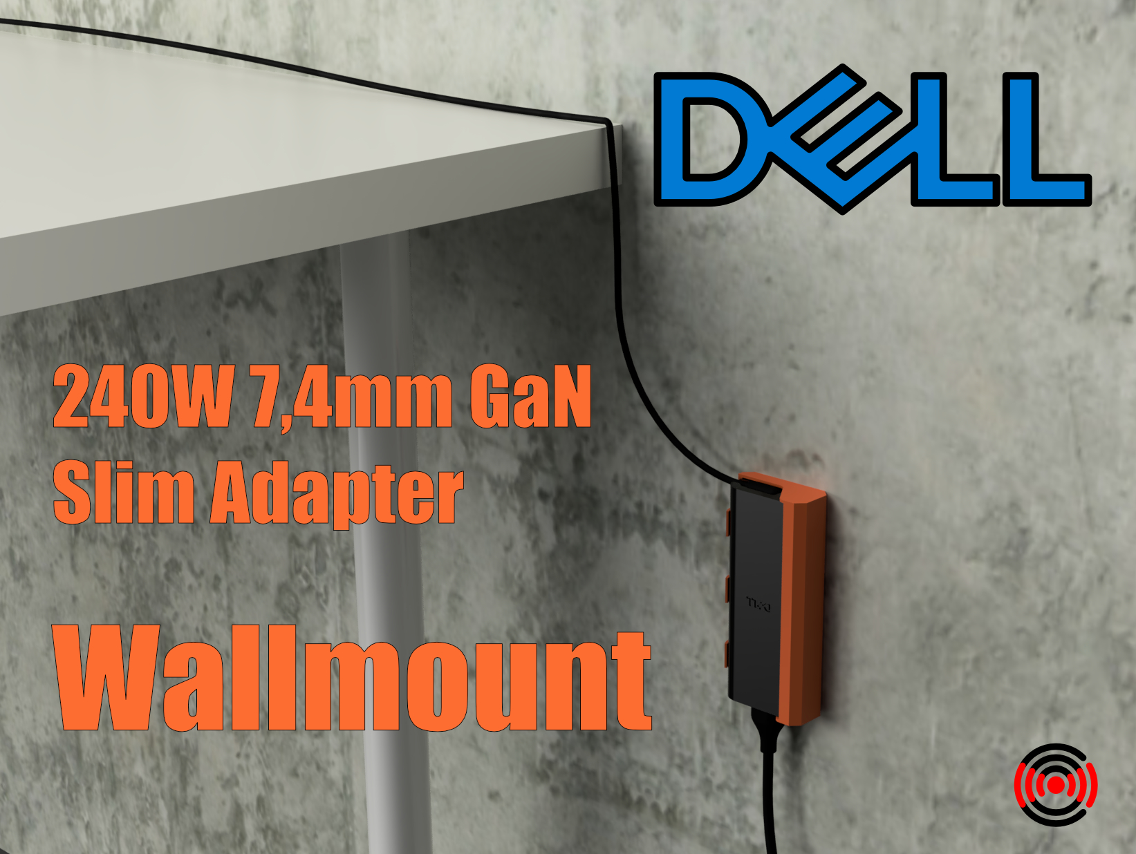 Dell 240W GaN Slim charger holder