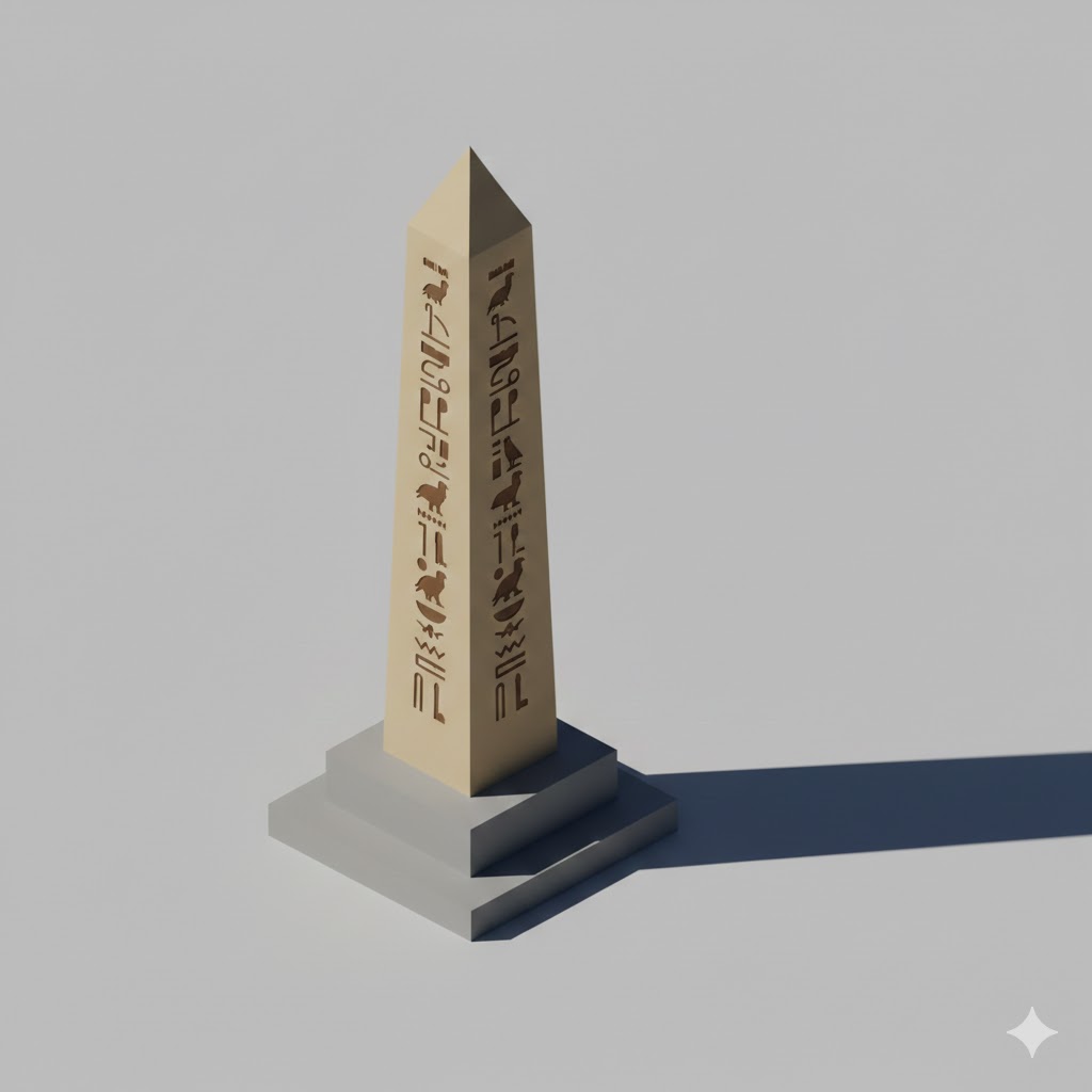 Low Poly Ancient Obelisk