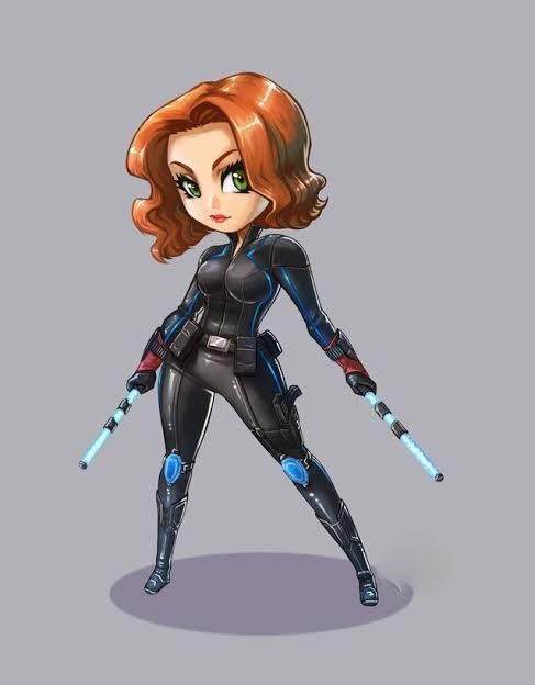 Chibi Black Widow