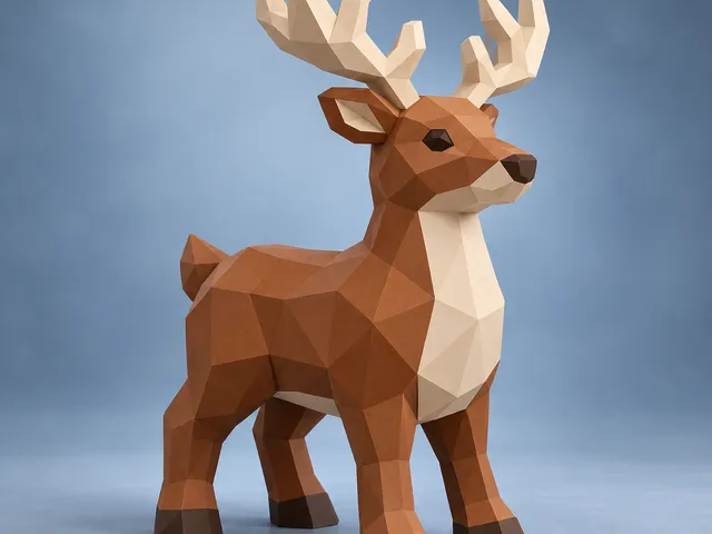 Low Poly Reindeer