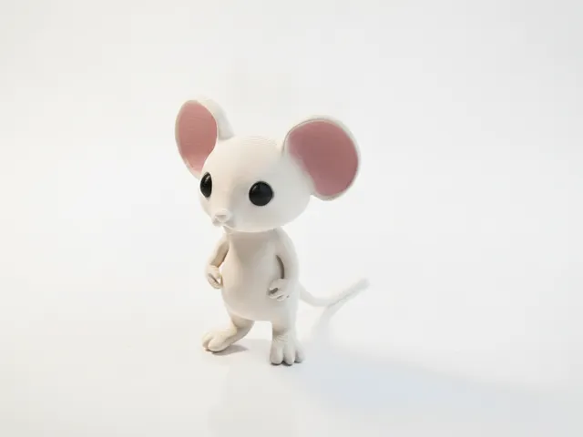 Chibi Mouse Figurine Cute Character 3D Printable