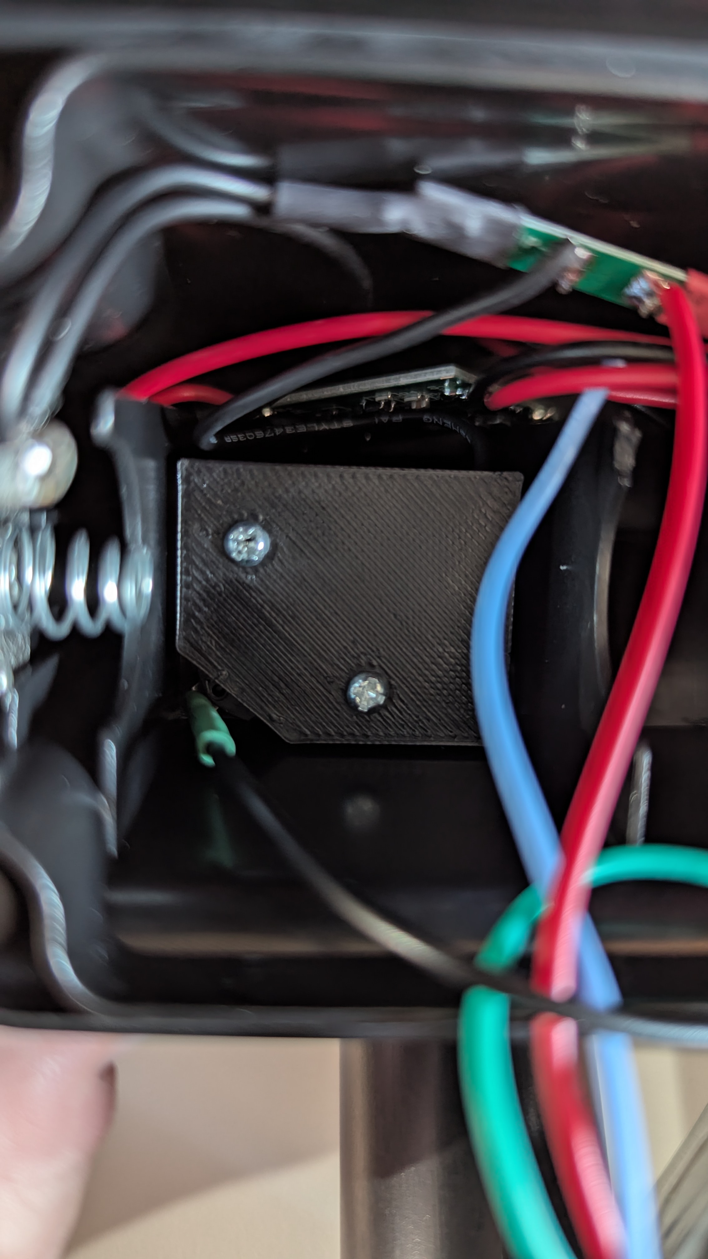 Bunnings Owl Mesh repeater internal power switch holder