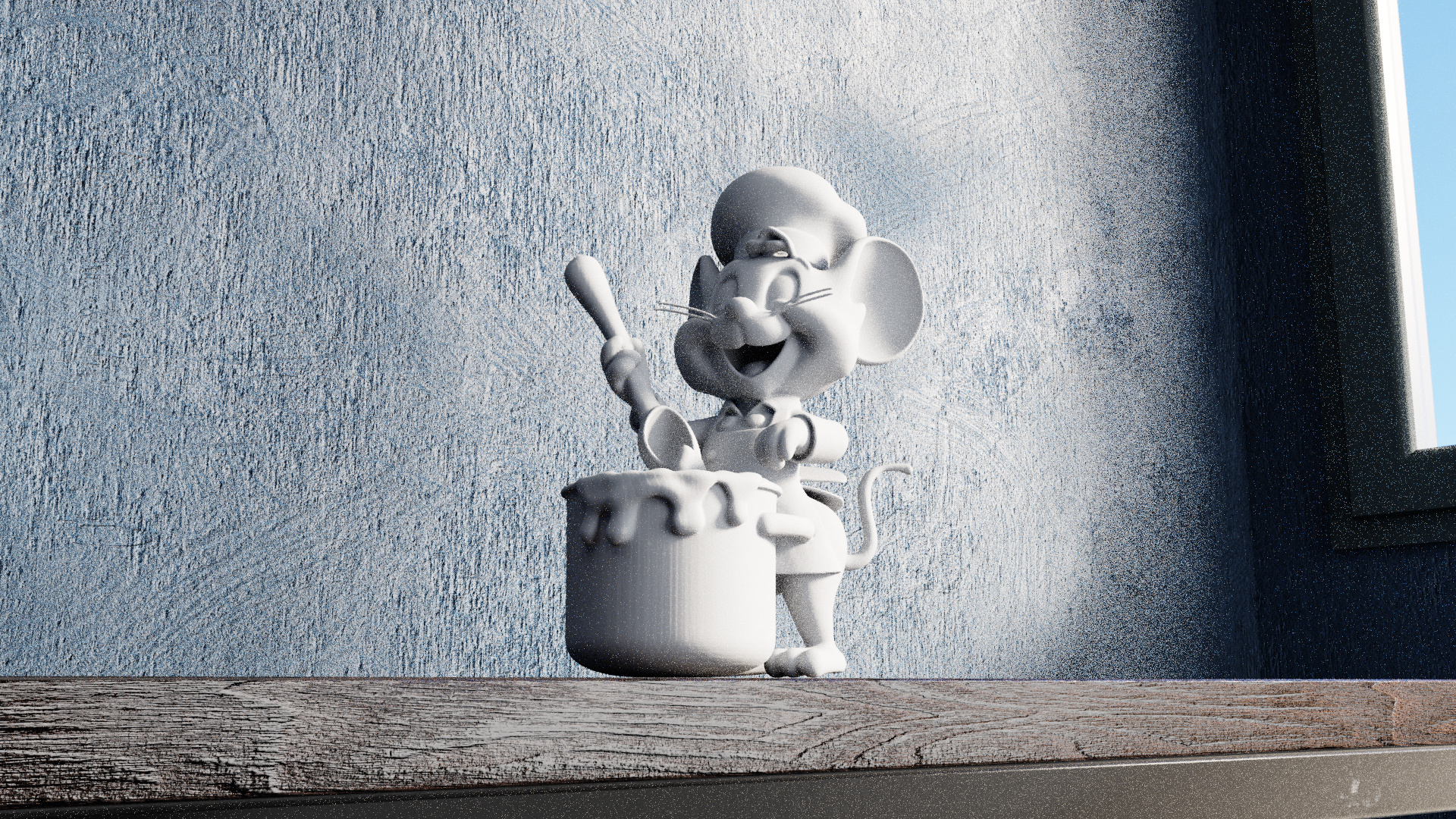 Miniatura 7 do modelo 3D Chef Jerry the Mouse