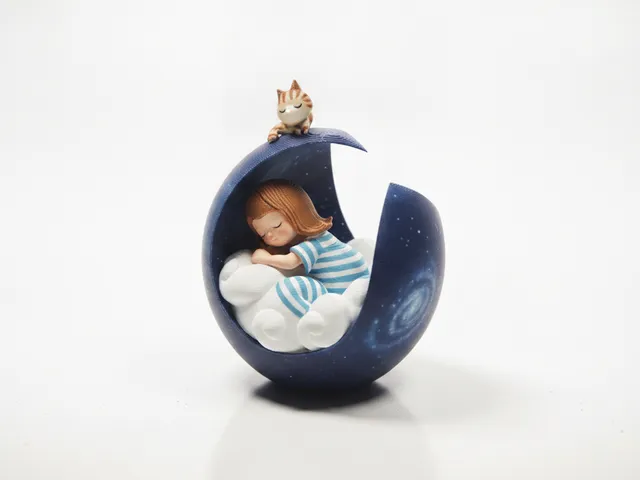 Moon Bed Baby Nursery Decor 3D Printable